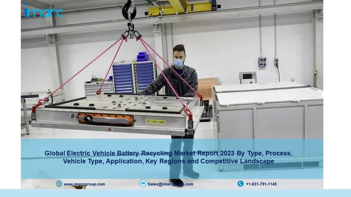 Electric Vehicle Battery Recycling Market Share, Growth Report and Forecast 2023-2028
