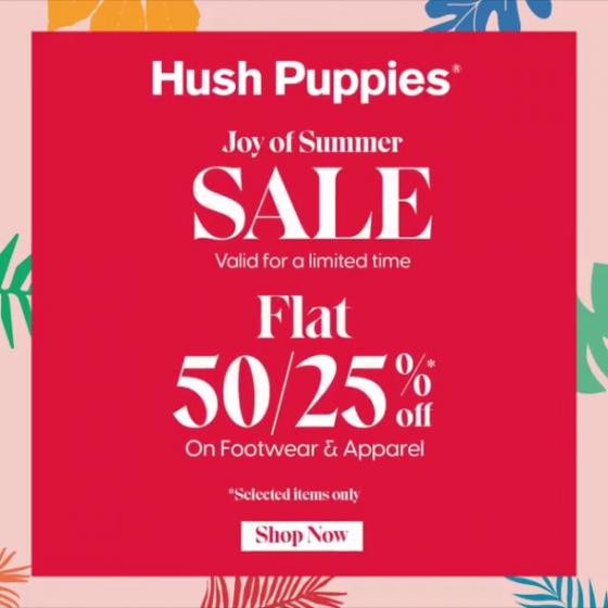 Hush Puppies Summer Sale: Step into Comfort and Style