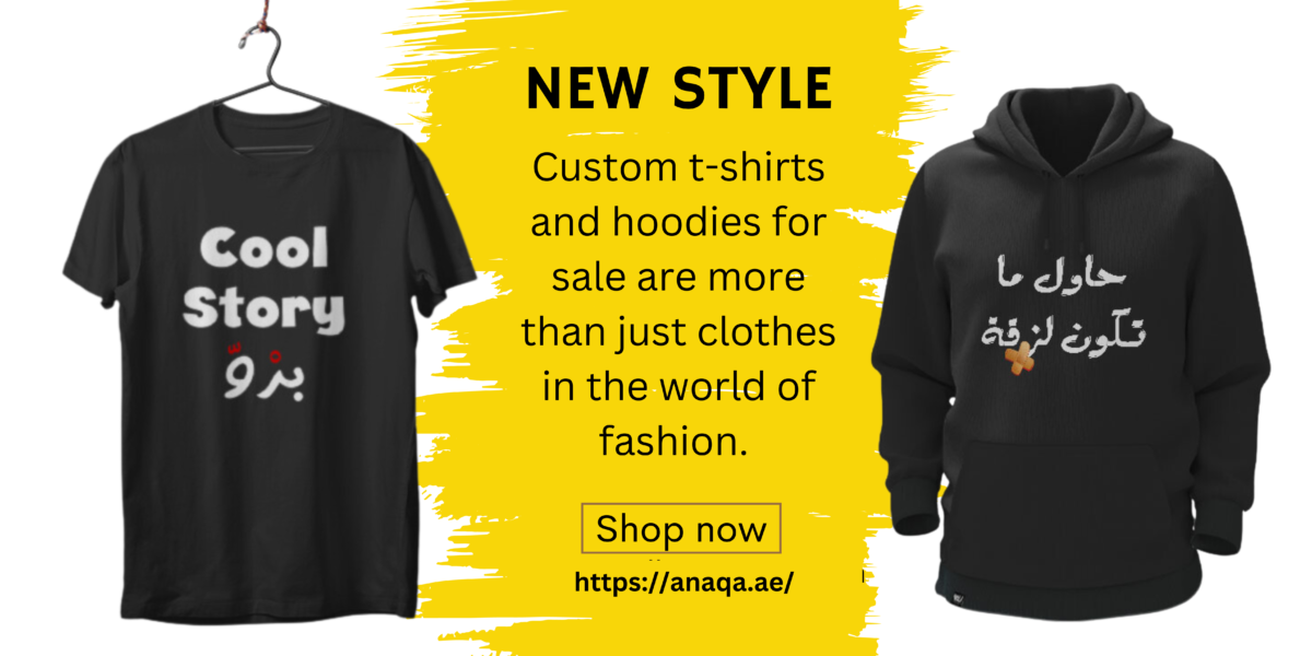 Design Your Vibe: Custom T-shirts and Hoodies for Sale