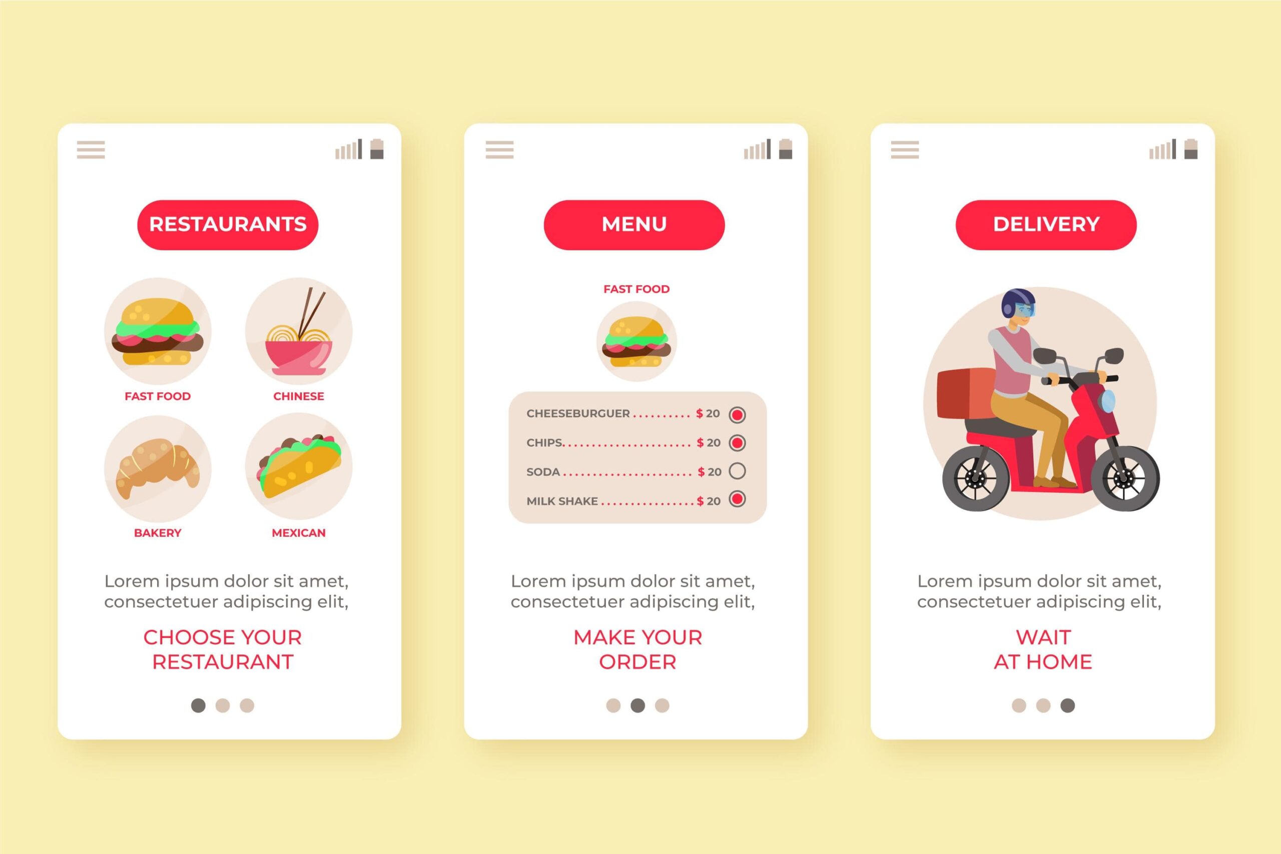 Restaurant Delivery Rider Apps