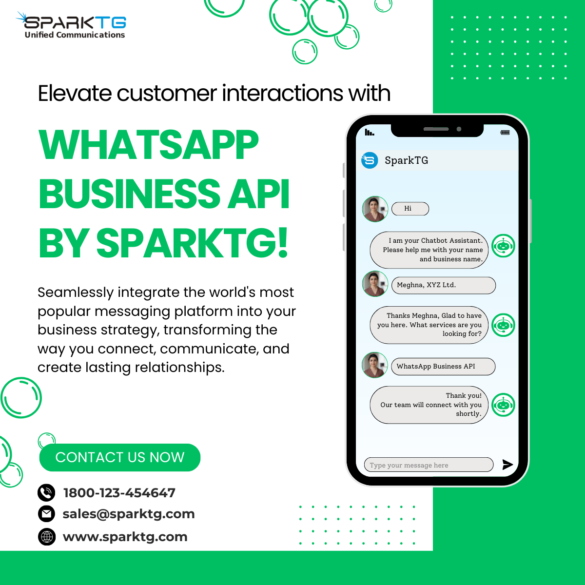 Whatsapp Business API - SparkTG