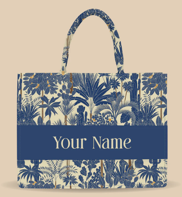 Every tote bag is customized with your name