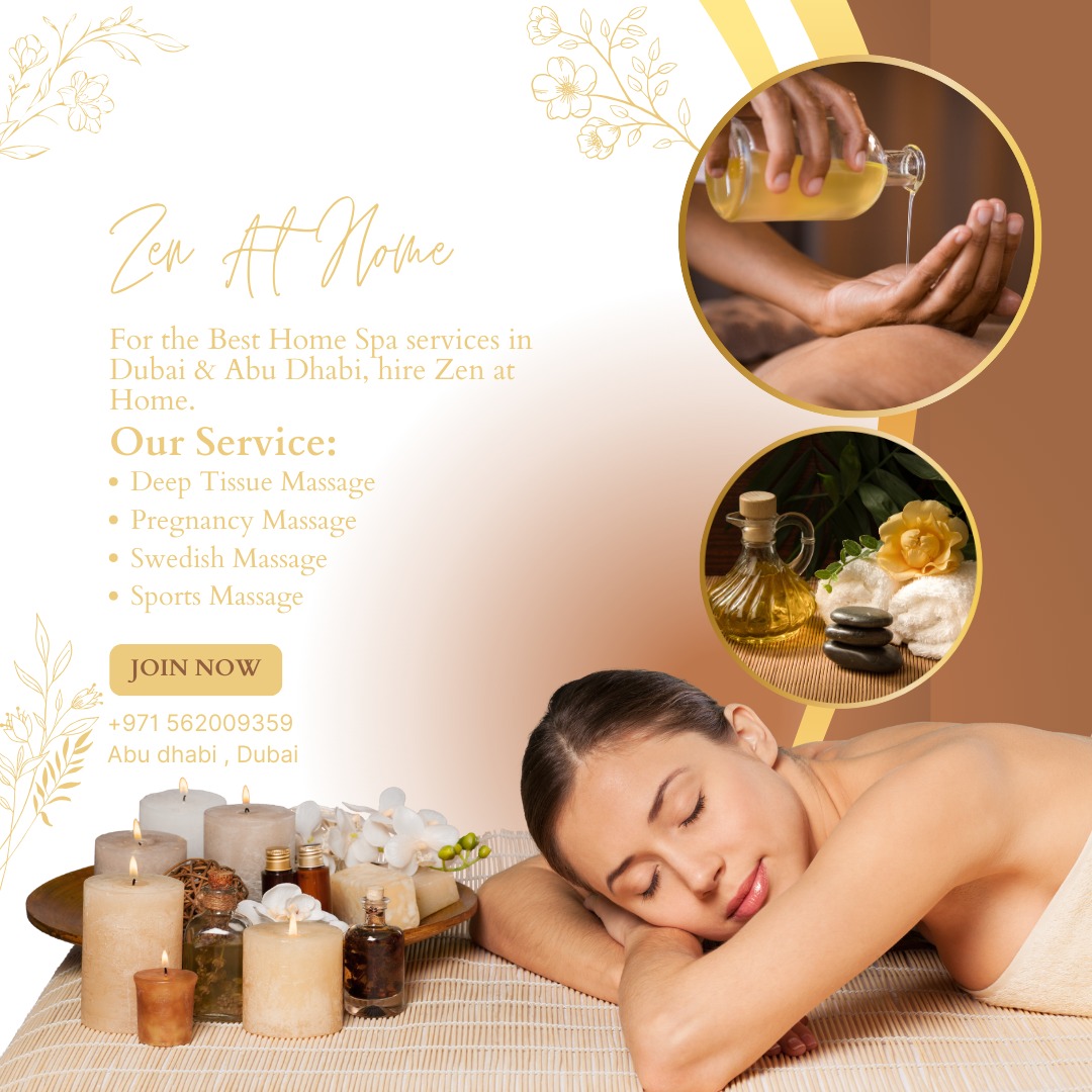 Unwind in the Lap of Luxury: At-Home Massage in Dubai with Zen At Home