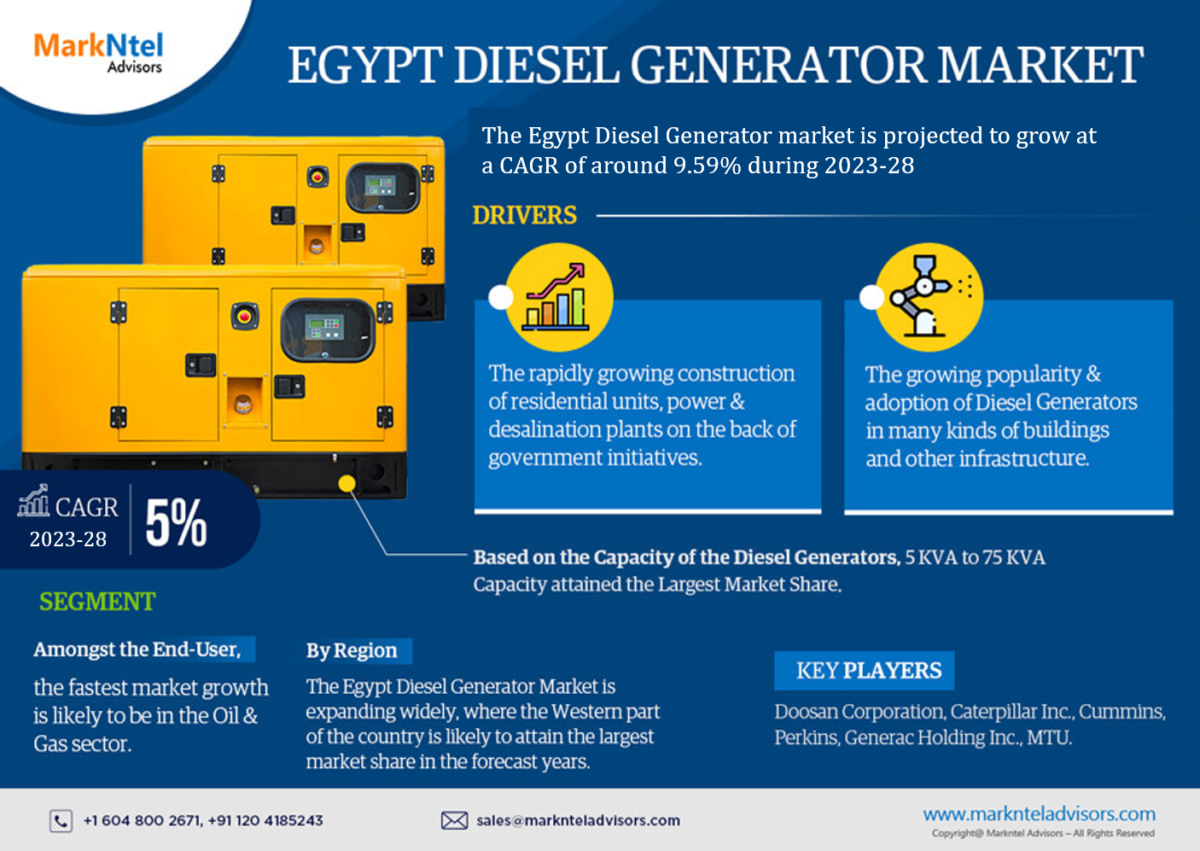 Egypt Diesel Generator Market Industry Growth, Size, Share, Competition, Scope, Latest Trends, and Challenges
