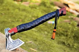 Unleashing the Wilderness: Exquisite Fixed Blade Hunting Knife and Viking Axe Gift Set