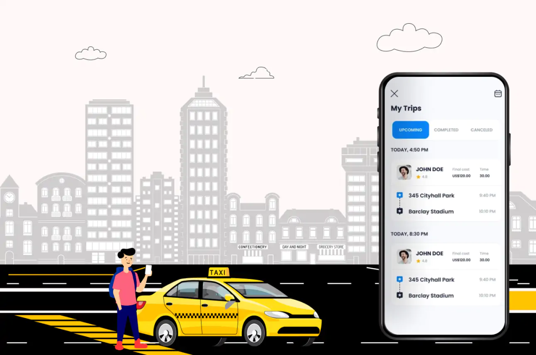 A Complete Guide To AI-Powered On-Demand Taxi App Development