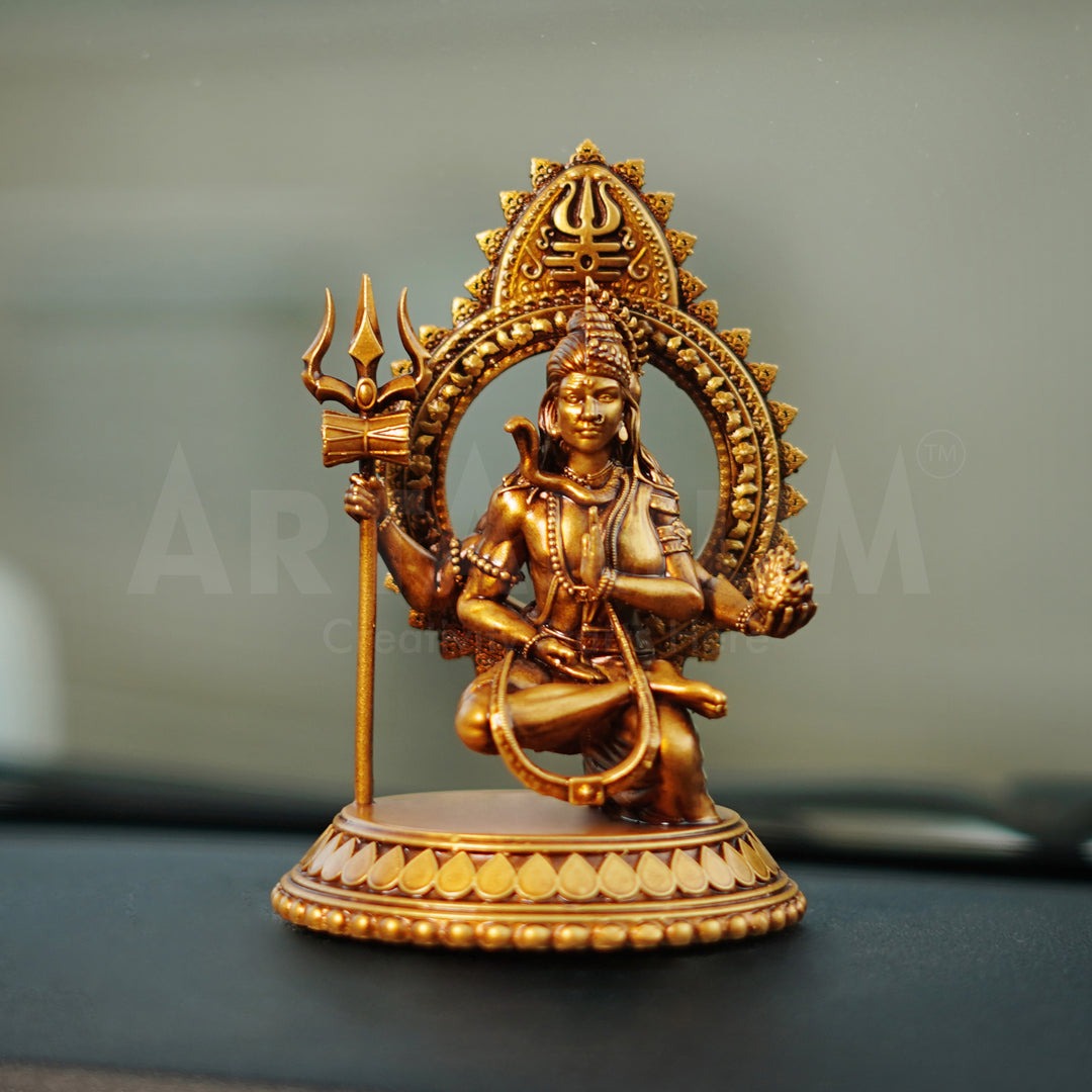 Enhance Your Journey with Ardhanarishvara Shiva Car Dashboard Idols