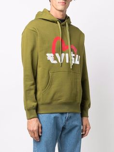 Evisu Jeans Soft and Comfortable Men’s Hoodie for Daily Wear