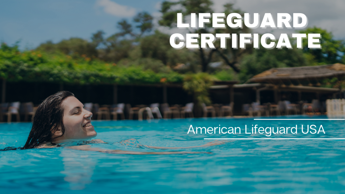 Lifeguard certificate,