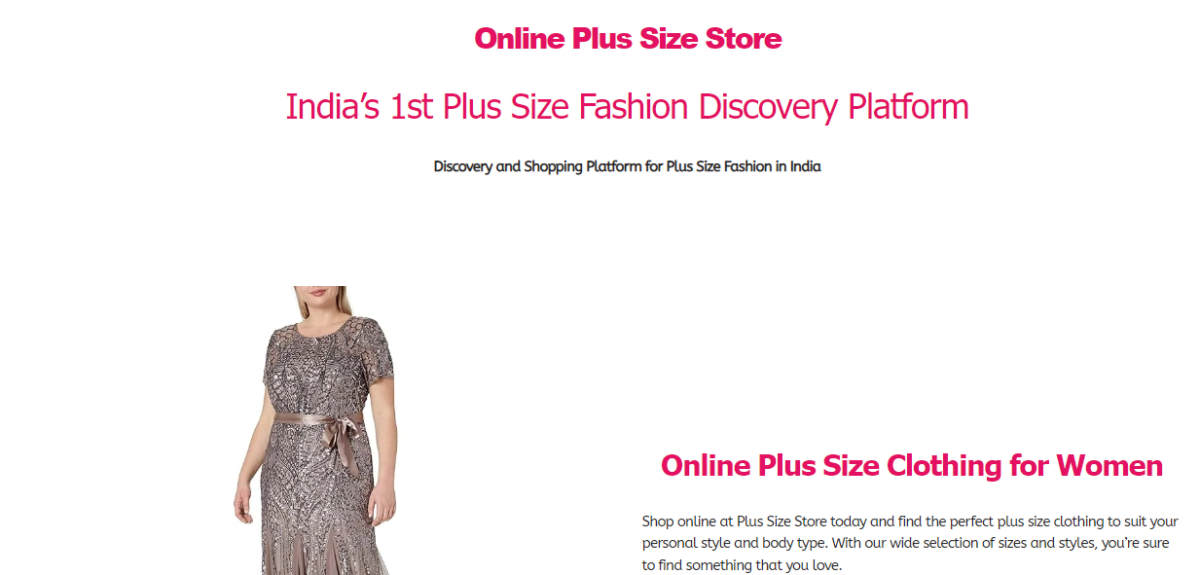 Plus Size Clothing India