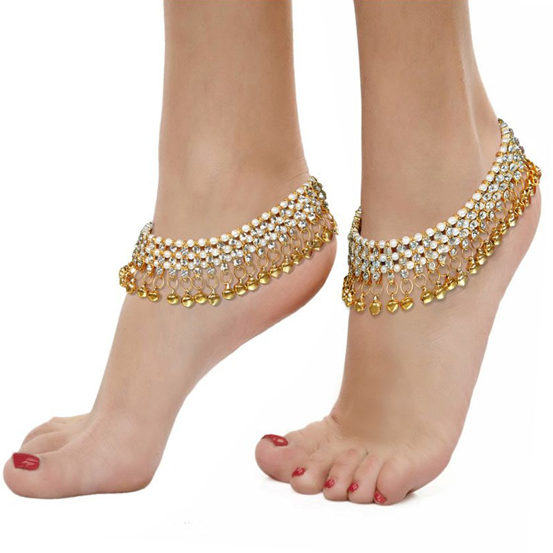 Adorn Your Ankles Kundan Payal Jewelry