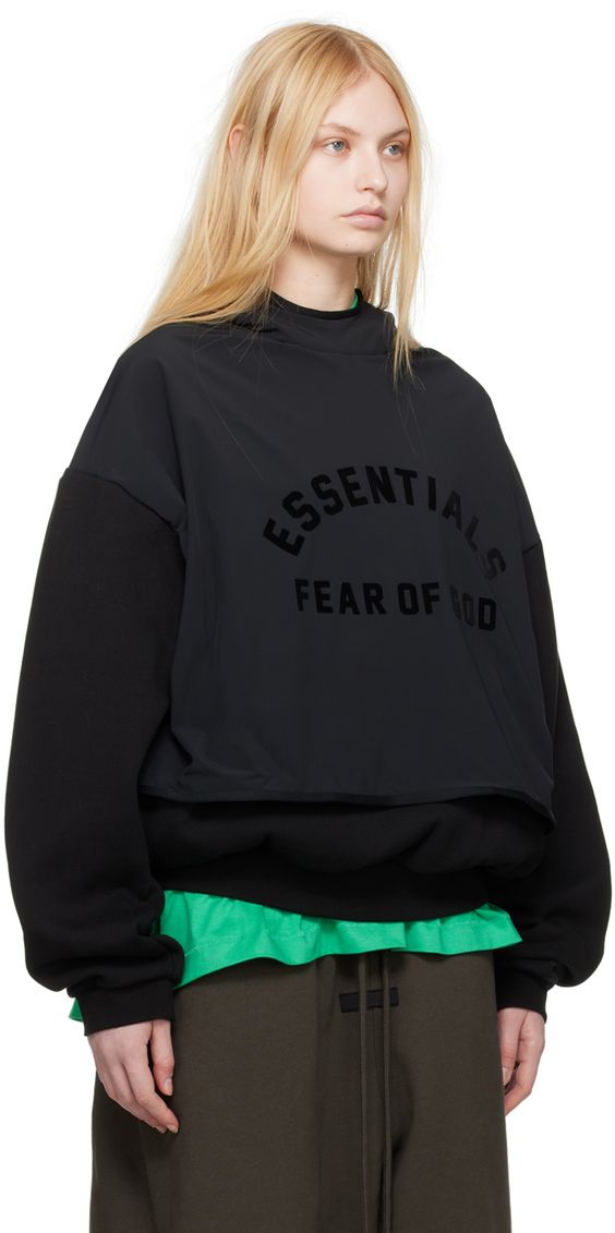 Essentials Clothing: Elevating Comfort with Fear of God’s Best Black Hoodie