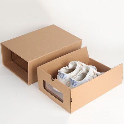What are the five steps for the customization of custom shoe boxes?