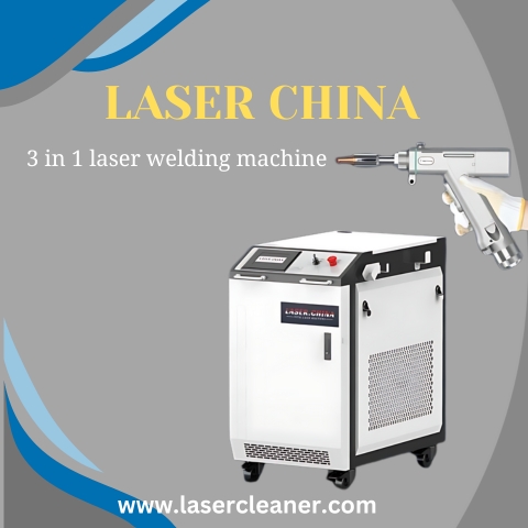 Elevate Your Manufacturing with LaserChina’s 3 in 1 Laser Welding Machine