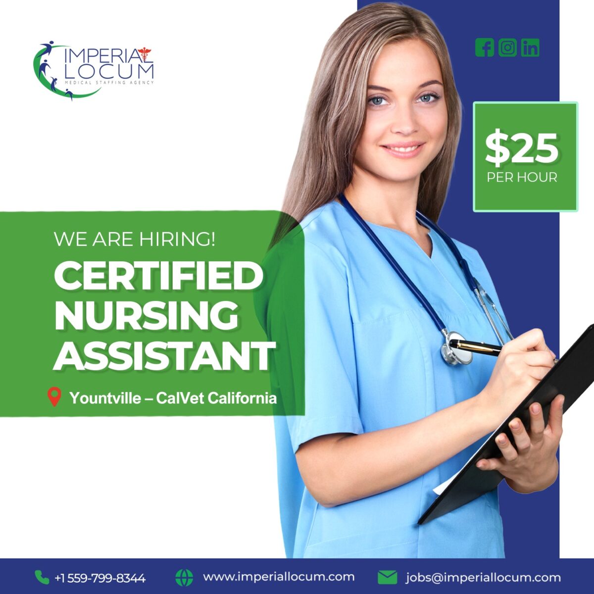 Join CalVet West LA as a CNA (Certified Nursing Assistant) | Imperial Locum