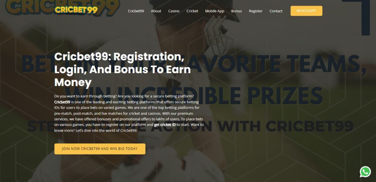Welcome to Cricbet99: Mastering Winning Strategies with Cricket 99