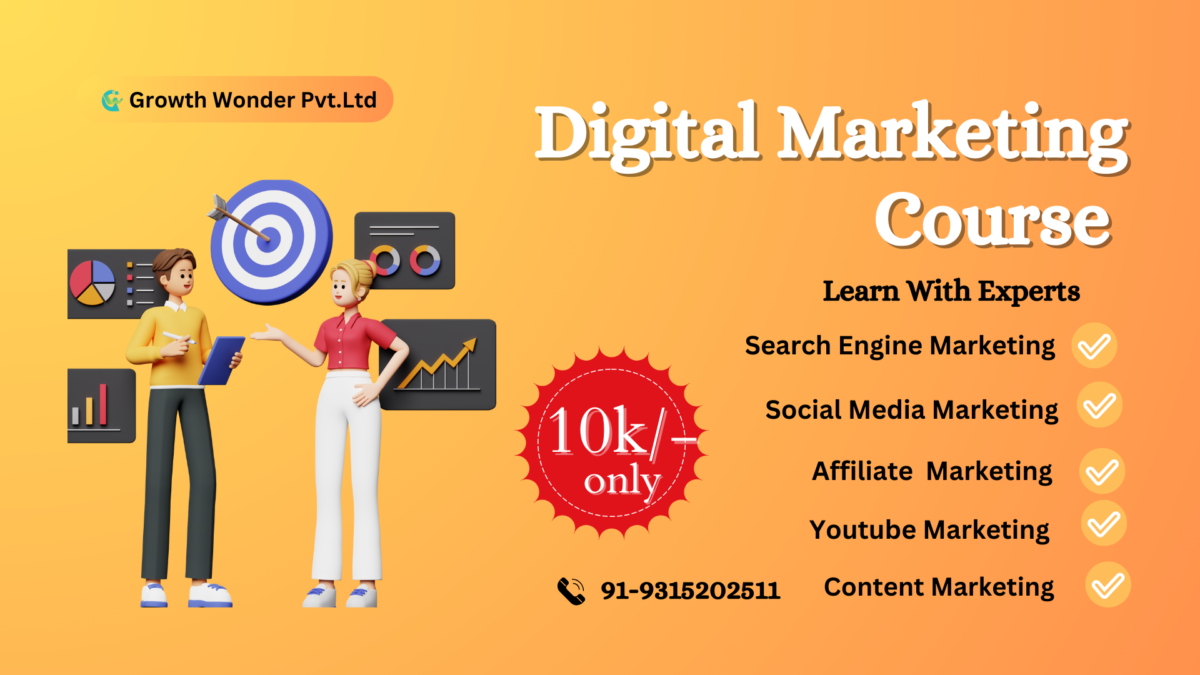 Discover the Best Digital Marketing Course in Noida with GrowthWonders