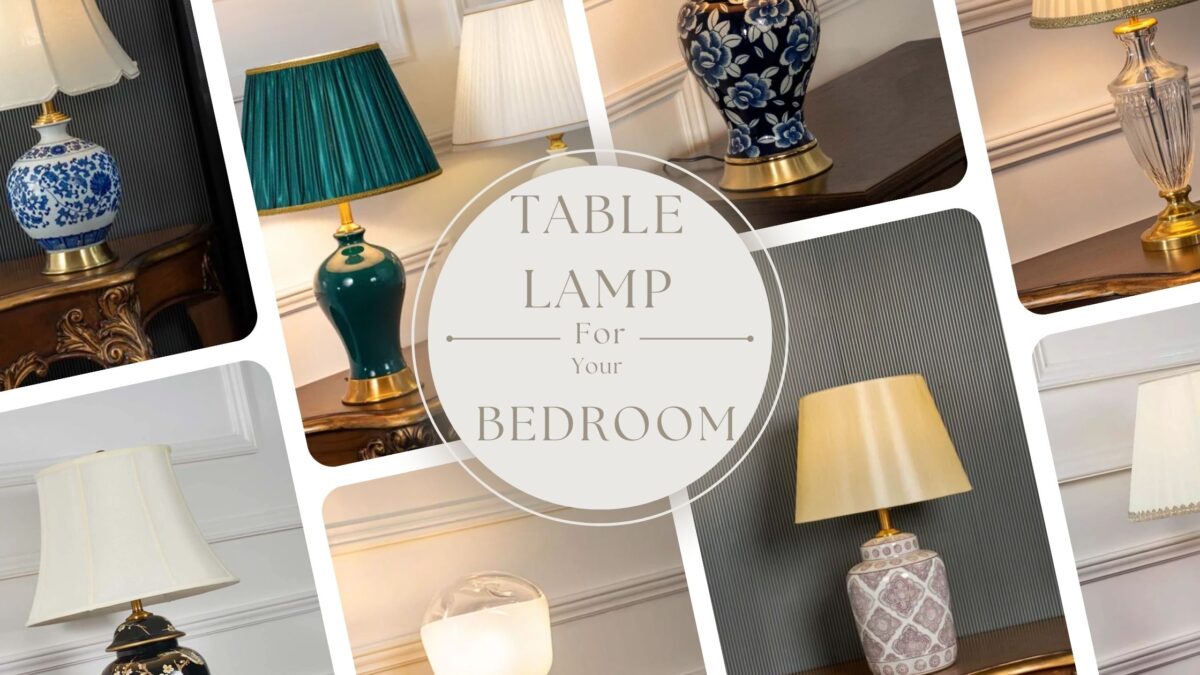 Fancy table lamps for bedroom