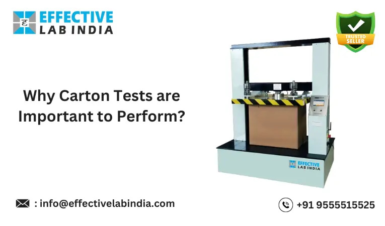 Why Carton Tests are Important to Perform using Box Compression Tester?