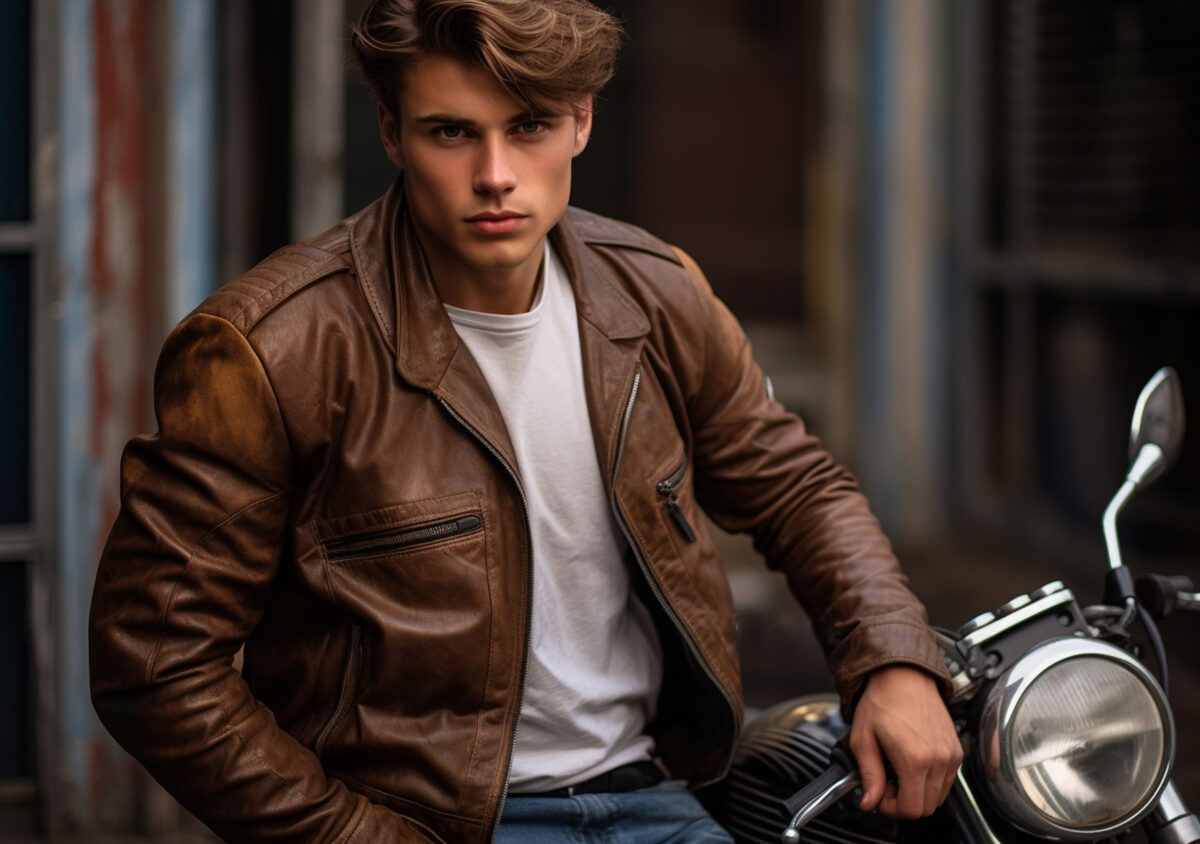 Accept the Timeless Appeal of a Brown Leather Jacket