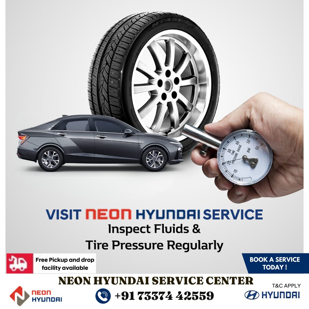 What services are typically offered at a Hyundai service center in Hyderabad?