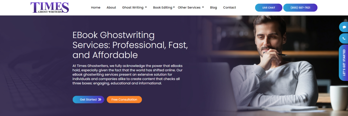 Bring Your Book to Life with Times Ghost Writers’ Book Ghostwriting Services