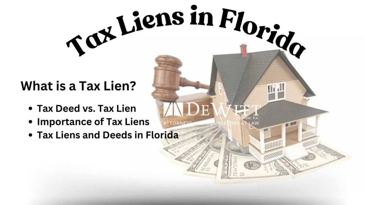 The Legal Framework of Florida Tax Liens: What Investors Should Know