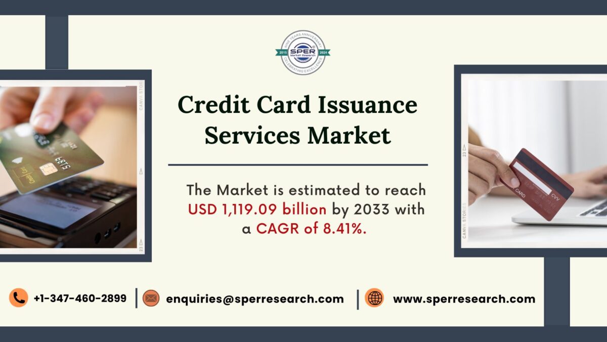 Credit Card Issuance Services Market  Trends, Growth Drivers, Leading Manufacturers, and Opportunities to 2033 – Insights from SPER Market Research