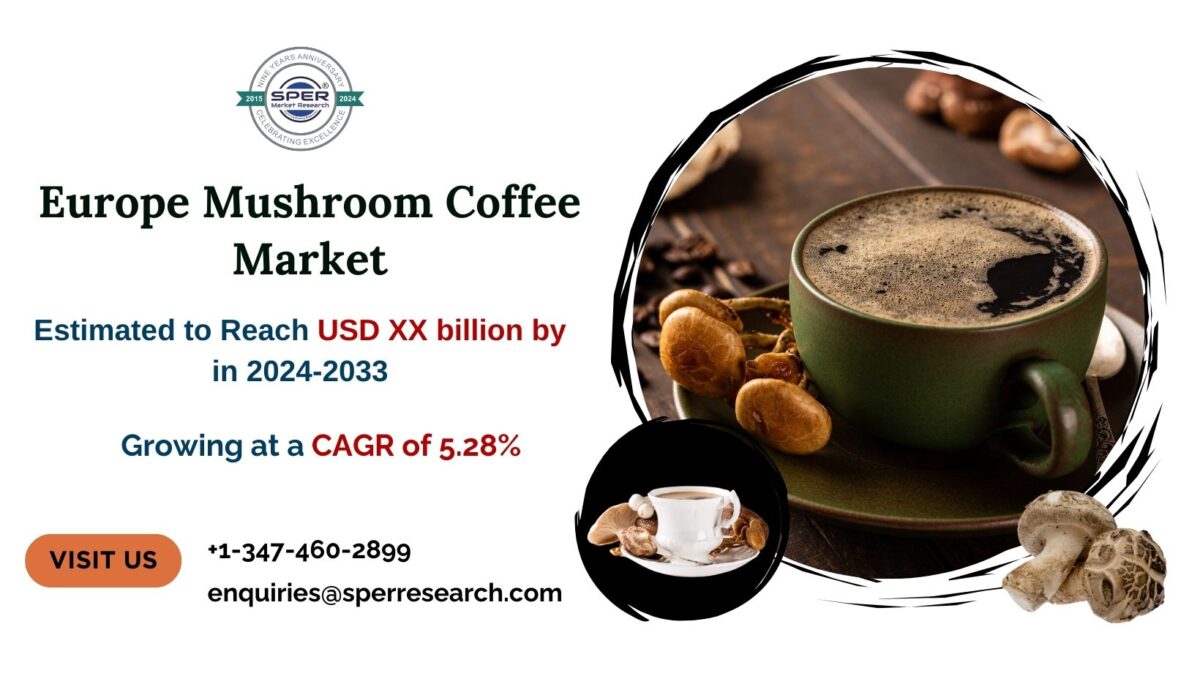 Europe Mushroom Coffee Market Growth, Trends, Key Opportunities, Business Strategy, and Future Outlook Through 2033: SPER Market Research