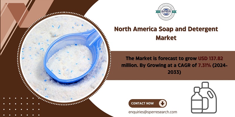 North America Soap and Detergent Market Growth and Size, Rising Trends, Demand, Key Players, Challenges, Future Investment and Opportunities till 2033: SPER Market Research