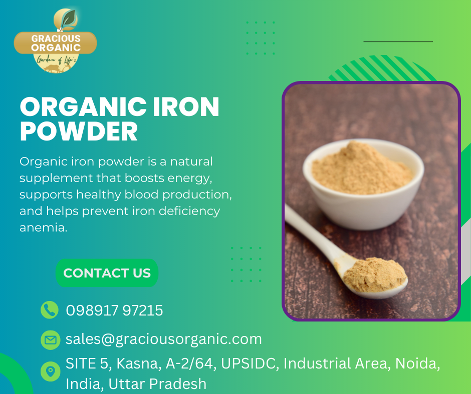 Nourish Your Body: The Benefits of Organic Iron Powder and Calcium Powders