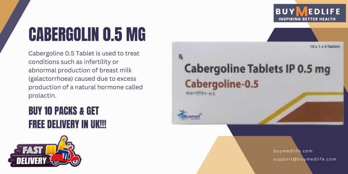 Finding Relief: How Cabergoline 0.5 mg Gives You Control Over Hyperprolactinemia | Buymedlife