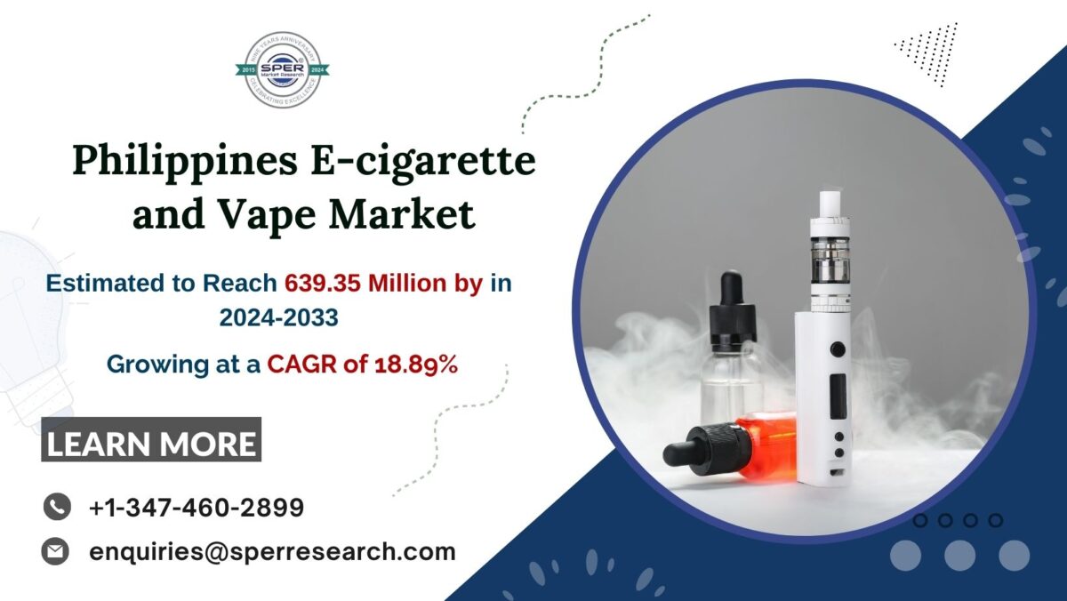 Philippines E-cigarette and Vape Market Revenue, Size, Growth Drivers, Trends, Challenges, and Opportunities 2033 – SPER Market Research