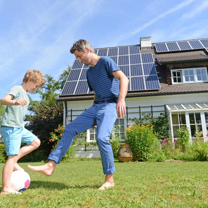 solar panels on homes