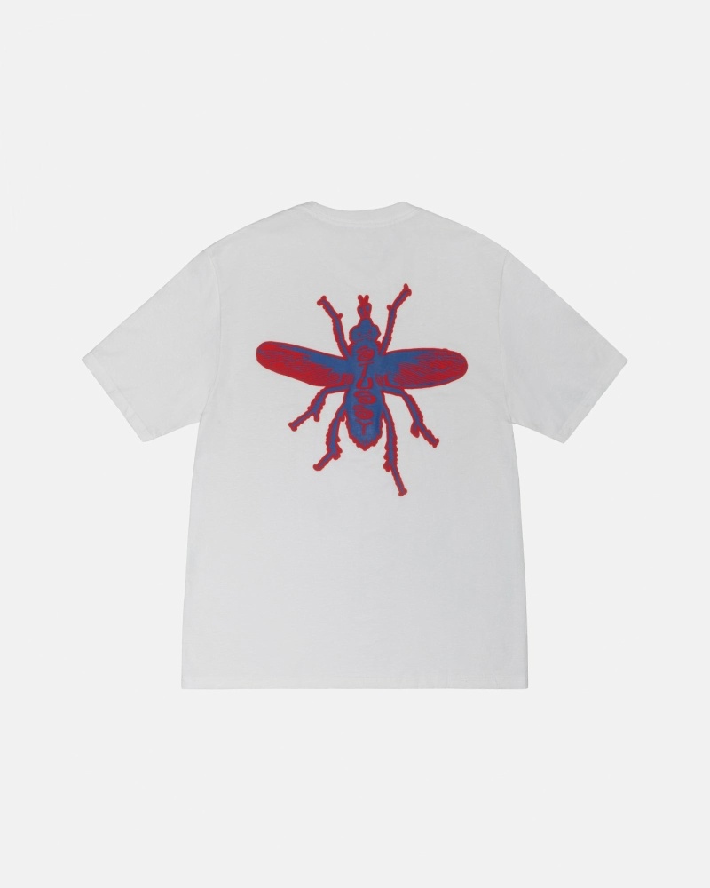 Stüssy Housefly T-shirts Herren Weiß